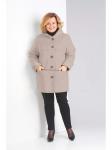 Дубленка, шуба 1379 капучино, Diomant