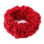 Шёлковая резинка для волос (рубин)