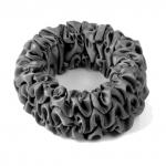 Шёлковая резинка для волос (серебро)