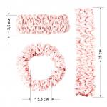 Шёлковая резинка для волос (роза)