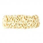 Шёлковая резинка для волос (чайная роза)