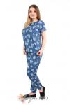 Брючный костюм с бабочками КП02