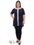 Синяя женская туника АП7
