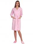 Халат розовый для сауны СТГ16