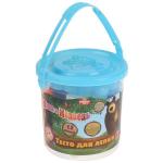 НАБОР "ТЕСТО ДЛЯ ЛЕПКИ" "MULTIART" МАША И МЕДВЕДЬ. (12 ЦВ, 90 ГР., 1 ФОРМОЧКА+ВАЛИК)  в кор.4*36шт