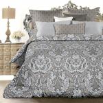 КПБ евро сатин "Unison" Sateen Luxury (70х70) рис. 15379-4/15380-2 Louvre