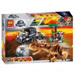 Конструктор Jurassic World "Побег в гиросфере от Карнотавра" 595 деталей, BELA 10926 / 69005