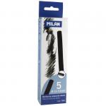 Уголь для рисования натуральный Milan, круглый, диаметр 12-14 мм, набор 5 шт., 7806