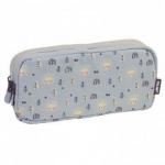 Пенал Milan Berrywood 3 отдел без наполн голубой, 22x11x6,5 см, 081135BB