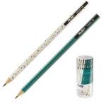 Карандаш чернографитный Milan Happy Bots HB, б/ласт..трехгр.. 0711315148HB