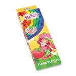 Пластилин, классический, 6 цв., ассорти, классика, 60 г, без стека, ACTION!, STRAWBERRY SHORTCAKE, картон. короб. с е/п