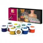 Гуашь, 12 цв., ассорти, классика, без кисти, банка, 20 мл, ЛУЧ, ЛЮКС, картон. короб.