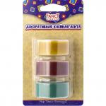 Лента клейкая декоративная ЛЕТО, 18м x 10м x 3 шт