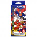 Пластилин, классический, 6 цв., ассорти, классика, 120 г, 1 стек, ACTION!, DC COMICS, картон. короб. с е/п