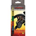 Пластилин, классический, 6 цв., ассорти, классика, 120 г, 1 стек, ACTION!, DRAGONS, картон. короб. с е/п