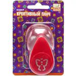 Дырокол фигурный, объемный, эффект 3D, 16 мм, пластик, FANCY CREATIVE, АНГЕЛОК, блистер с е/п