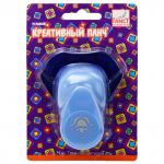 Дырокол фигурный, угловой, 25 мм, пластик, FANCY CREATIVE, ТЮЛЬПАН, блистер с е/п