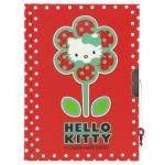 Блокнот с замком ACTION!, Hello Kitty, твердая обложка, пакет