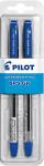 Набор шариковых ручек, 0,7 мм, синий цв., грип, пластик корп., PILOT, BPS-GP, (2 шт в уп), блистер с е/п