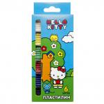 Пластилин, классический, 6 цв., ассорти, классика, 120 г, 1 стек, ACTION!, HELLO KITTY, картон. короб. с е/п