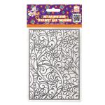 Трафарет для тиснения металлический ЦВЕТЫ-2 ф.A6, п/п с е/п