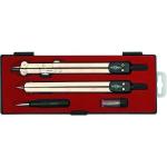 Готовальня, 4 предм., ROTONDO, пластик. футляр с е/п