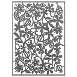 Трафарет для тиснения металлический ЦВЕТЫ-1 ф.A6, п/п с е/п