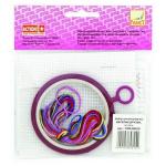 Набор для вышивания ВЕСЕЛЫЕ ДРУЗЬЯ с пяльцами, ассорти, 6 диз., п/п с е/подвесом