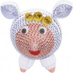 Набор КВИЛЛИНГ ОВЕЧКА из гофрированной бумаги малый 8*35см