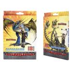 Набор карандашей цветных, (18 цв. в уп), дерево, заточ., круглый, ассорти, без ластика, ACTION!, DRAGONS, картон. короб. с е/п
