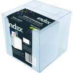 Блок бумажный, белый, в подставке с отделениями для канц принадлежностей, 9х5,5 см, 700 л