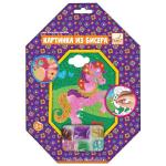 Набор д/творчества КАРТИНКА ИЗ БИСЕРА, 20*26см, 3 диз. ассорти, карт. короб.|1
