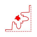 Дырокол фигурный, угловой, 25 мм, пластик, FANCY CREATIVE, МОТЫЛЕК, блистер с е/п