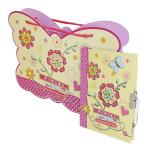 Блокнот с замком FANCY МИР ЦВЕТОВ, тверд. облож. 1 диз., в сундучке