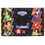 Гуашь, 6 цв., ассорти, классика, без кисти, банка, 20 мл, ACTION!, DC COMICS, картон. короб.