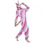 Кигуруми для взрослых Единорог цветной со звездами