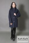 Пальто 1508-741  (темно-синий)