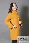 Пальто 1508-681  (горчица)