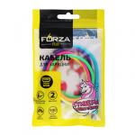 FORZA Кабель для зарядки Micro USB, 1м, 2А, стикеры в комплекте, цвет радуга