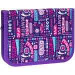 Пенал 1 отделение, 190*130 ArtSpace Little diva, дополнительная откидная секция, ткань, ПК7-20_26293