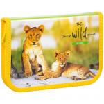 Пенал 1 отделение, 190*130 ArtSpace Дикие кошки. Львята, ламинация, 30П29_ПК4_15406