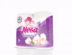 Бумага туал. "Нега-Арома" 2х слой. 4 штуки