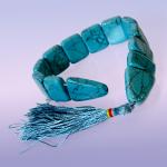 Четки Перекидные sew887-1 камень бирюза 35 см