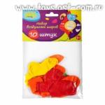 Bebelot Holiday набор воздушных шаров (форма - сердце, 10 шт., 25 см, разноцв.)