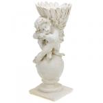 Ваза для цветов из полистоуна "Ангел" д 27 см, h 47 см (Россия)