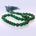 Четки камень SEW480-10-ML Малахит 33бусины 10мм 28см