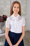 11-27 Блузка бант-галстук