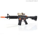 Mioshi Army Игрушка автомат "Стража: М67" (67 см, 600 шариков, присоски EVA 10 шт.,прицел, приклад, черный)