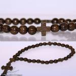 Четки Дуб sew804 Дерево с крестиком 30 бус 10mm 26см