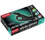 *Перчатки нитриловые черные Paclan (S), 50 шт.